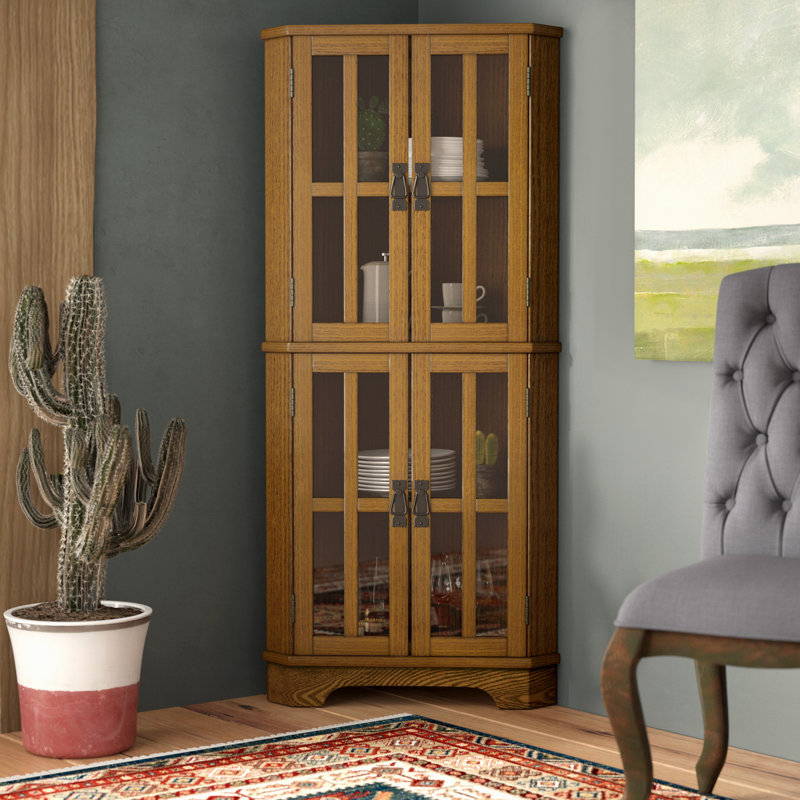 Millwood Pines Adaan Corner Display Stand Reviews Wayfair